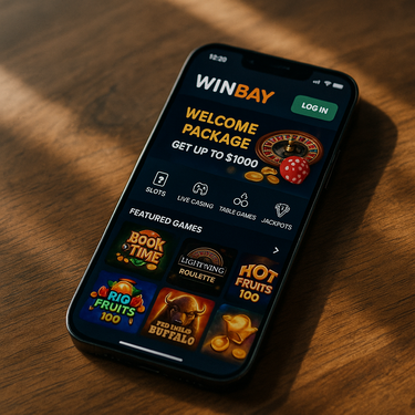 WinBay Casino - Mobile Responsive Platform - Slots and Betting on Smartphones